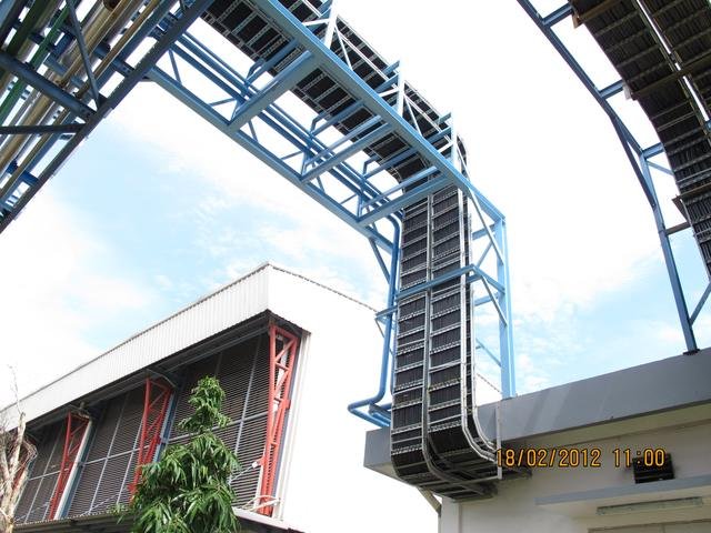 Distribusi daya — cable tray, ladder, pipe rack