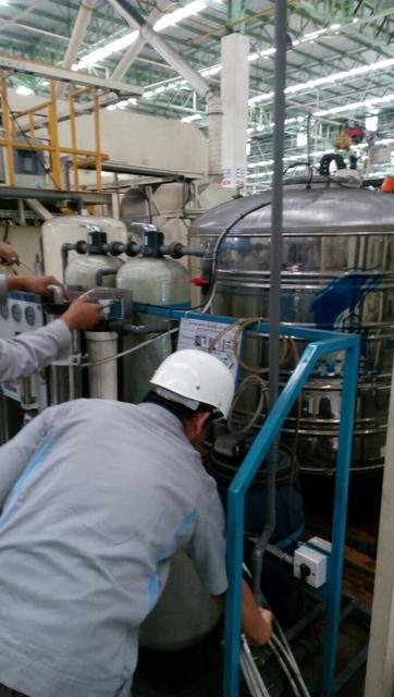 Panel kontrol & setting mesin