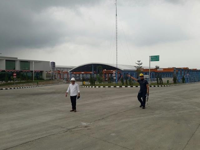 PLC hoist crane & alarm evakuasi Waskita Precast