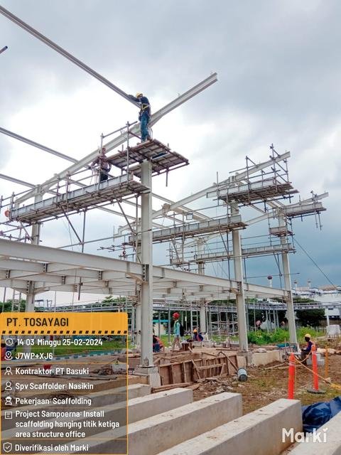 HM Sampoerna Karawang — sewa & instalasi scaffolding