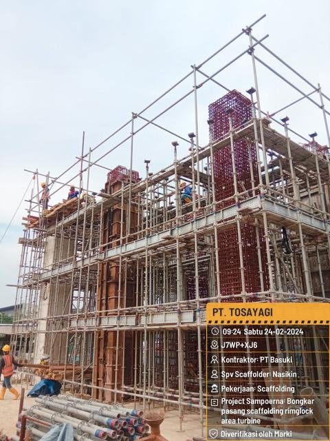 HM Sampoerna Karawang — sewa & instalasi scaffolding