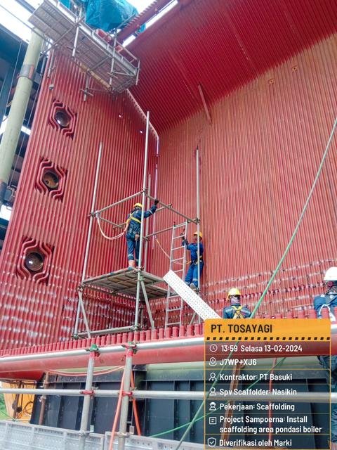 HM Sampoerna Karawang — sewa & instalasi scaffolding