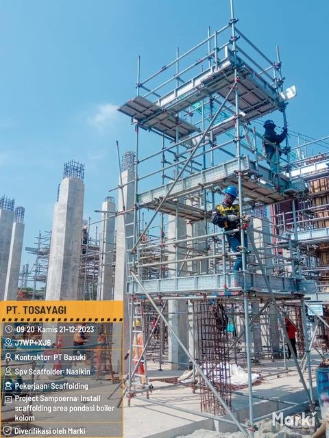 HM Sampoerna Karawang — sewa & instalasi scaffolding