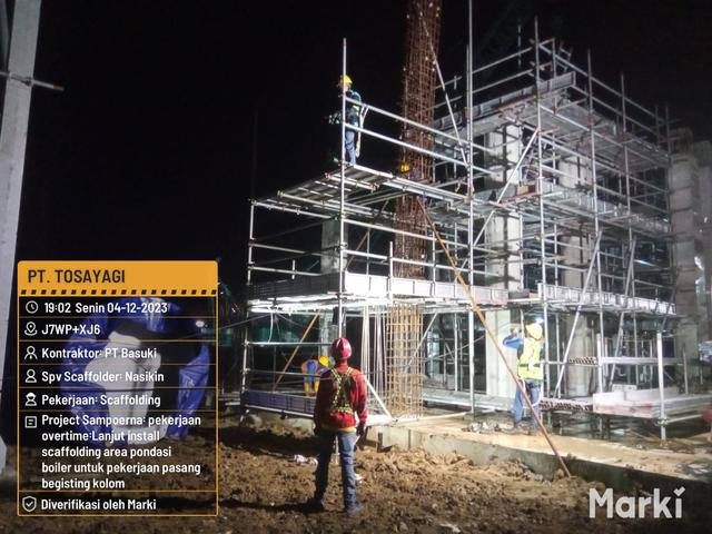 HM Sampoerna Karawang — sewa & instalasi scaffolding