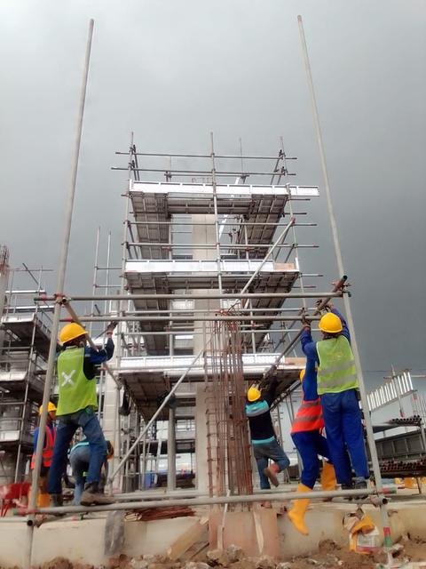 HM Sampoerna Karawang — sewa & instalasi scaffolding
