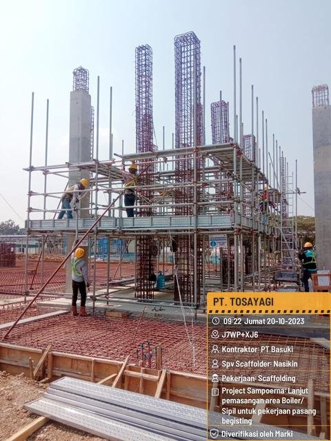 HM Sampoerna Karawang — sewa & instalasi scaffolding