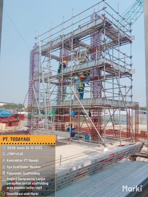 HM Sampoerna Karawang — sewa & instalasi scaffolding