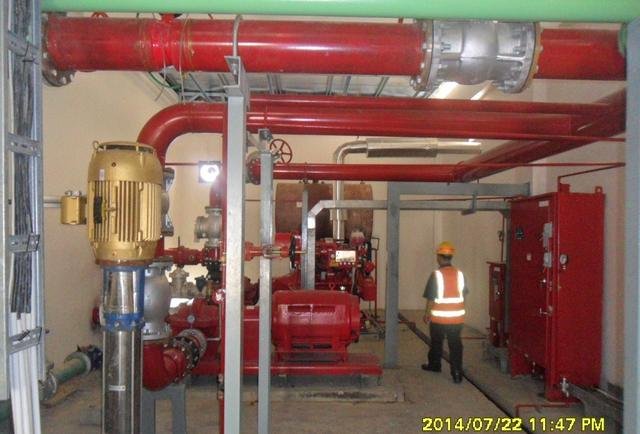 Fire fighting — fire pump & fire alarm